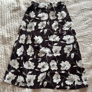 T-length Silk Skirt